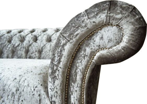 Trīsvietīgs dīvāns Chesterfield dīvāns samta polsteriem dīvani dzīvojamā istabā jauns