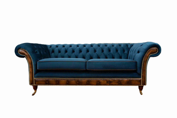 Dizain Dreisitzer dīvāns Polster Sofa Chesterfield istabas mēbeles sēdeklis