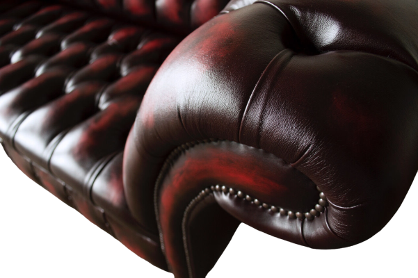 Chesterfield ādas dīvāns 3 sēdvietas Brūns dizainera dīvāns luksusa apdare jauns