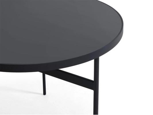 Mūsdienu Rund sānmēbele jaunums luksusa melns mēbeļu dizains iekārtojums koks