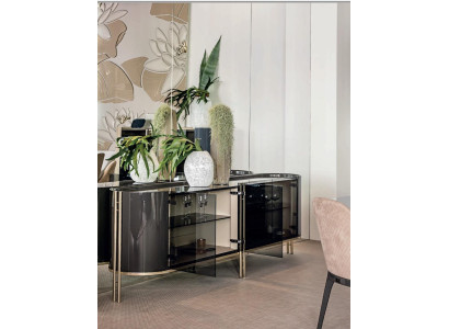 Sideboard dzīvojamā istaba dizains Lowboard mēbeles Sideboards stikla plaukts jauns