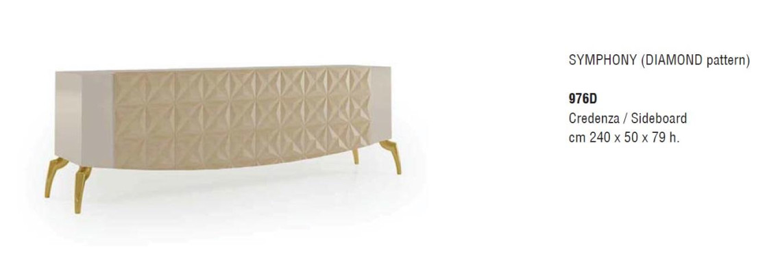 Sideboard Itāļu mēbele Plaukts Konsole Kommode Galda galds Skapis Garderobe
