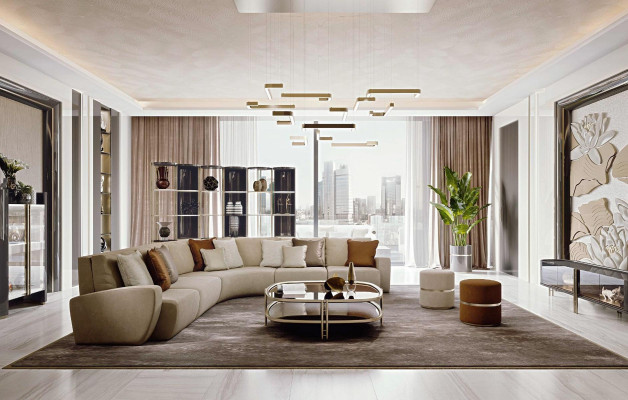 Galdo galdi dizaina galds dzīvojamā istaba galda dizaineris Bizzotto sofa 135x135.