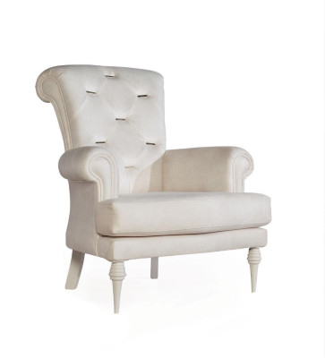 Dizainera Chesterfield krēsls ar vienu sēdvietu un rokām 1-vietīgai mēbelei.