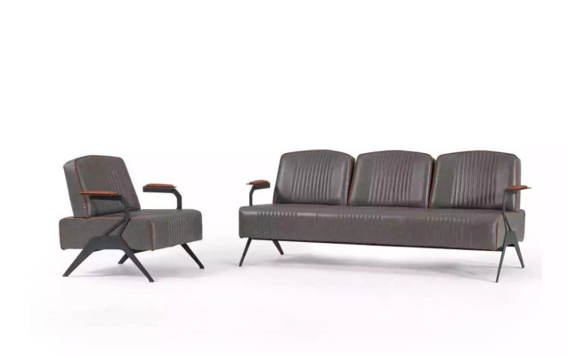 Sofas komplekts 2 luksusa mēbeles dīvāns trijos vietās darba telpas iekārtojums