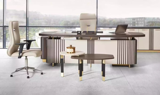 Ovāls rakstāmgalds 250x165 luksusa rakstāmgaldi stūra rakstāmgaldi biroja mēbeles