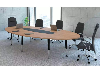 Konferenču galda dizainera biroja darba telpa 220x110 mēbeļu galds moderns