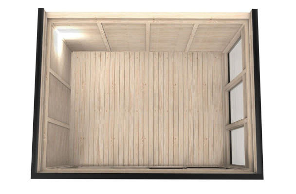Campinga māja koka māja dārza māja Campinga mājiņa Gota gatavā māja 464 cm
