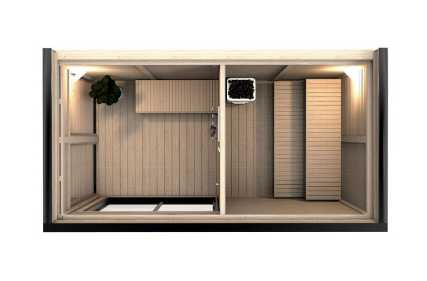 Sauna koka saunas žāvētava Woodpro dārza koka pirtiņš āra saunas mājiņa