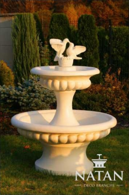 Zierbruņe Zļaudzēt Šķūnis 138cm dārza fontāns Dekors Dārzs Fontaine Teich Neu