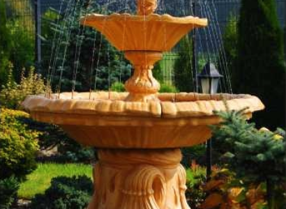 Akmens dārza baseins dārza dīķis dārza baseins 190 cm akmens baseins dārza baseins Fontaine Jauni