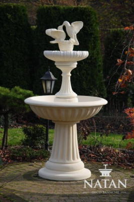 Zierbrunnen Springbrunnen Skulptur 171cm Brunnen Deko Garten Fontaine Teich Neu : Ziedu rotamo ūdens strūklaka skulptūra 171 cm strūklakas dekors dārzam Fontāne Teikums Jauns.