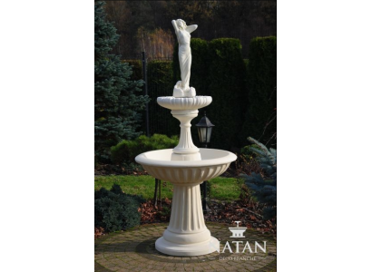 Zierbrunnen Springbrunnen 207 cm Skulptūra Dārza dekorācija Fontāns Dīķis Jauns