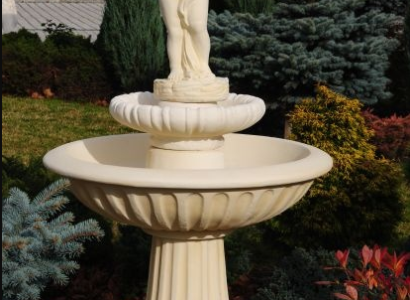 Ziedu strūklaka Pūslīšu strūklaka 172cm Skulptūra Dārza dekors Fontāne Dīķis Jauns