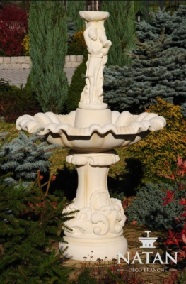 Ziedu ciemspringbrunne skulptūra dārza fontaīns jauns 157 cm