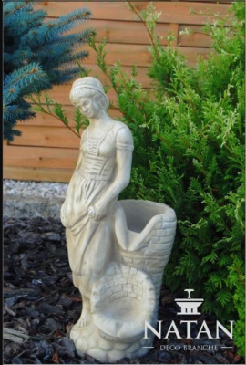 Figūra Sieviete AMANDA Dārzs Statuja Skulptūra Skulptūras Statujas Dekoratīvais Akmens