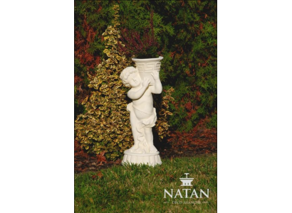 Figūra Statuja ar ziedu trauku kastēm, statujas figūras skulptūra dārzam