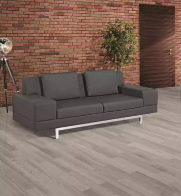 Pelekā sofa Modernē trisosēja darba telpas galds Polsterbank Tekstilmōbeles