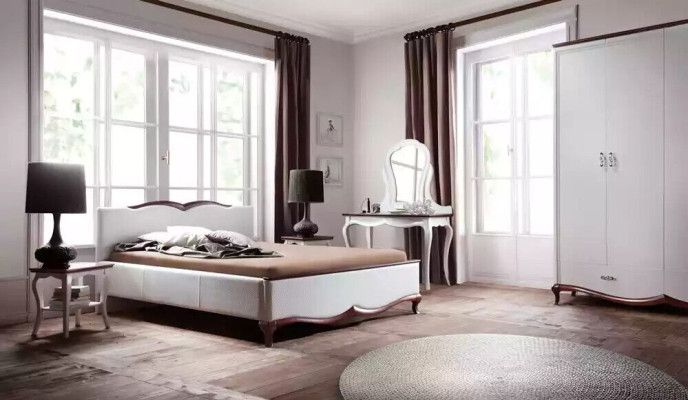 Skapis Mēbeles Garderobe Koks Jauns Luksusa Apģērbu skapis Dizains