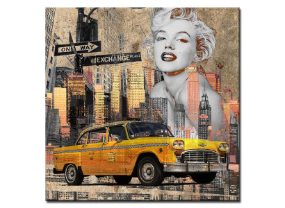 Attēls Attēli Gleznas Spiedums Mākslas spiedums Polster Kultūra 'New York Taxi' G95196
