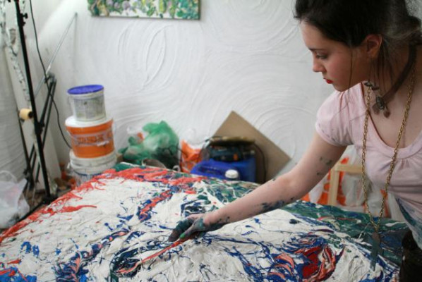Attēls Attēli Gleznas Druka Mākslas druka Spilvens Kultūra "Abstrakts" Karote G93037