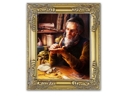 Eļļas glezna Eļļas gleznas glezna Attēli Attēls Rokām gleznots Eļļa ar rāmi Baroka māksla G17813
