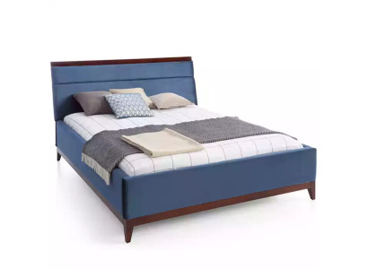 Gulta guļamistaba luksusa mēbeles zilā krāsā jaunums jūsu iekštelpām