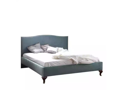 Gulta, polsteris, dizains, luksusa divvietīga viesnīcas gulta, koka divguļamie gultas, klasiskais stils.