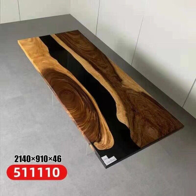 epoksīda sveķi ēdamgalds īsts koks masīvie mēbeļu ūdenskrituma epoksīda galds Mēbeles Jaunas