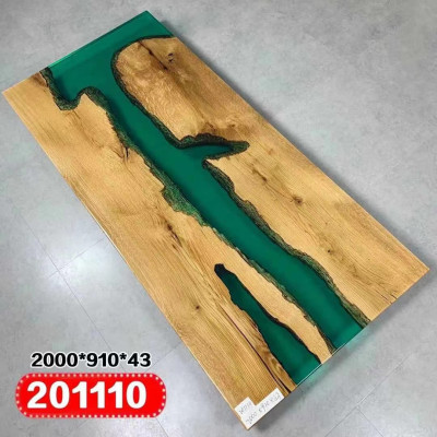 galds ēdamgalds galda rievās epoksi masīvi dizaina mēbeles 200x91 īsts koks epoksīds