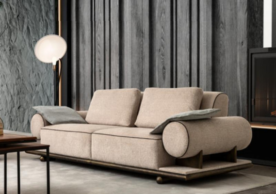Tekstils Dīvāns Sofa Pamatne Dīvāns 3-vietīgs Dīvāns Moderns Divvietīgs Jauni