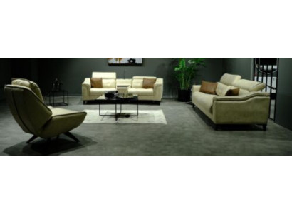 Pilna dīvānu komplekta dizainera 3-vietīgs divvietīgs luksusa krēsls