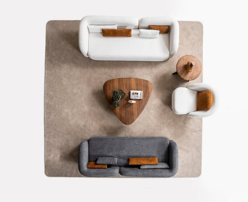 Sofas sērija x2, 3-vietīgas dīvānas, 1-vietīga, moderna komplekta pārklājums