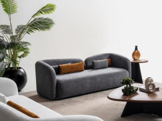 Dzīvojamā istaba dīvāns 3-vietīgs dizainera sofa mīkstie dīvāni audums tekstils jauns