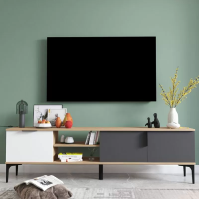 Zemu galds RTV TV statīvs Moderns dizains Taisnstūra forma Koks materiāls Luksusa dizains