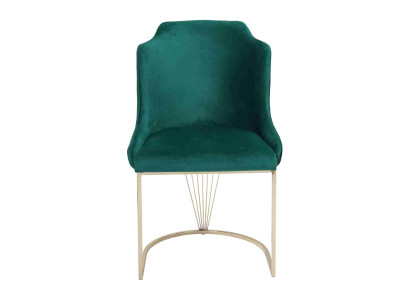 Dizainera zaļais ēdamistabas krēsls luksusa vienvietīgs modeļa mūsdienu ēdamistabas mēbeles