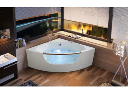 Stūres vanna Stūres vanna Hidromasāžas Atpūtas vanna Spa Iekštelpu vanna