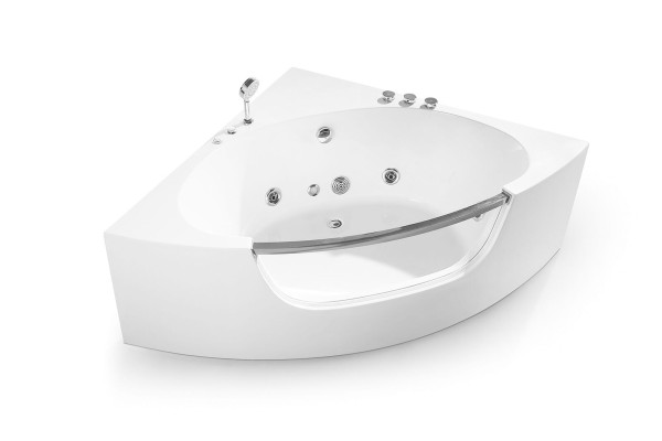 Stūres vanna Stūres vanna Hidromasāžas Atpūtas vanna Spa Iekštelpu vanna