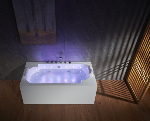 Viesu vanna LED vanna Spa iekštelpu vanna hidroterapija.
