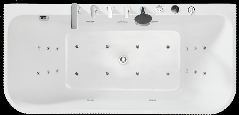 Vanna Masāžas burbuļvanna Masāžas sprauslas ar LED Gaismām Ergonomiska atpūta Kannā