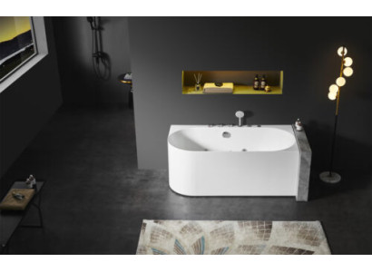 Acryl Whirlwanne Indoor Whirlpool Badewanne Home Spa Weiß Akrila Masāžas Vanna Iekštelpu Masāžas pirtis Zemākā Dzīvesvieta Spa Balta