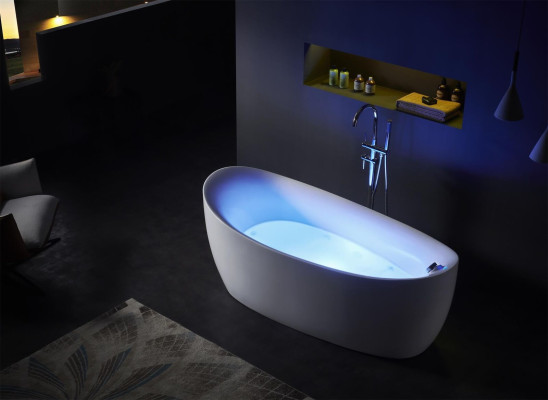 Iekštelpu burbuļvanna Vannas istaba Burbuļvanna Mājas stūrvanna Spa vanna