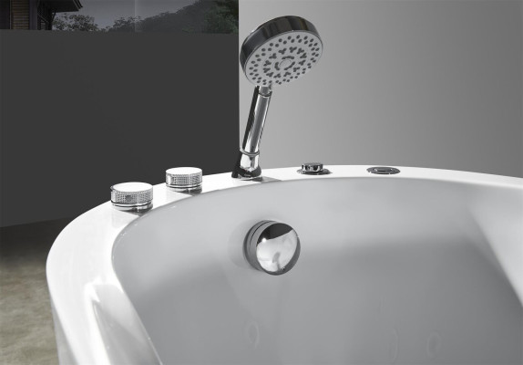 Viesistaba Jaccuzi Ovala vanna Mājas spa Iekštelpu vanna Wirpool.