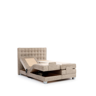 Luksusa guļamistaba gulta 160x200cm gultas kaste tekstila mēbeles jaunas