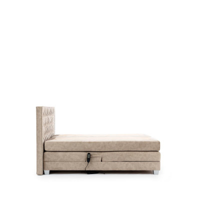 Luksusa guļamistaba gulta 160x200cm gultas kaste tekstila mēbeles jaunas