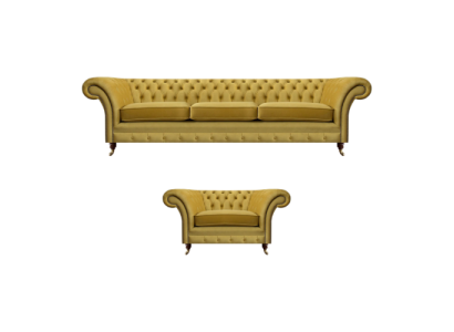Dzīvojamā istaba Komplekts Sofa Sofa Trijosējā pāris 3+1 Krēsls Sofa Garnitūra Chesterfield
