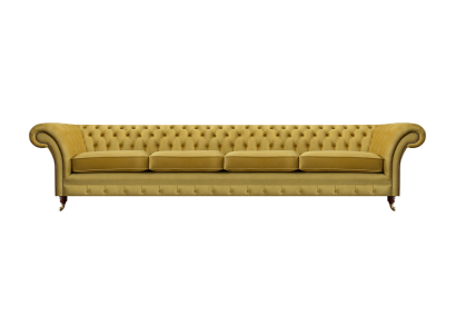 Dzīvojamā istaba Dzeltenā sofa Divguļamais dīvāns Chesterfield Polsterstuhls Iekārtojums