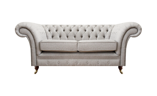 Polstermēbeles pelēkas divvietīgas mīkstās mēbeles dīvāns dzīvojamā istaba Česterfīlda