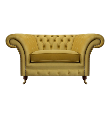 Jauns luksusa krēsls dzeltenā krāsā Chesterfield istabas iekārtojums dzīvojamajā istabā tekstils