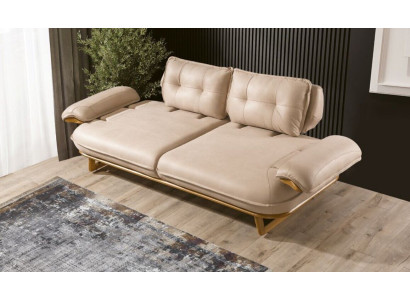 Mūsdienīgs Bežs Dīvāns Dizaina Trīsvietīgs Viesistaba 3-vietīgs Elegantas Dīvāns